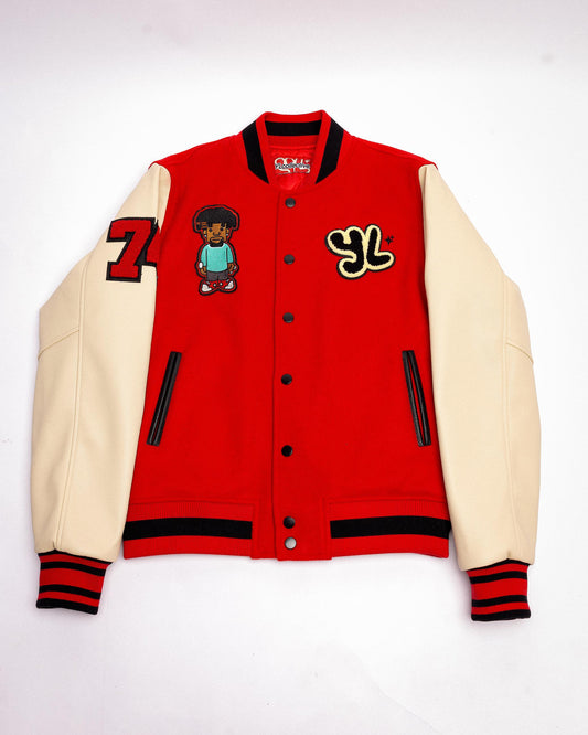 YL Red Varsity Jacket