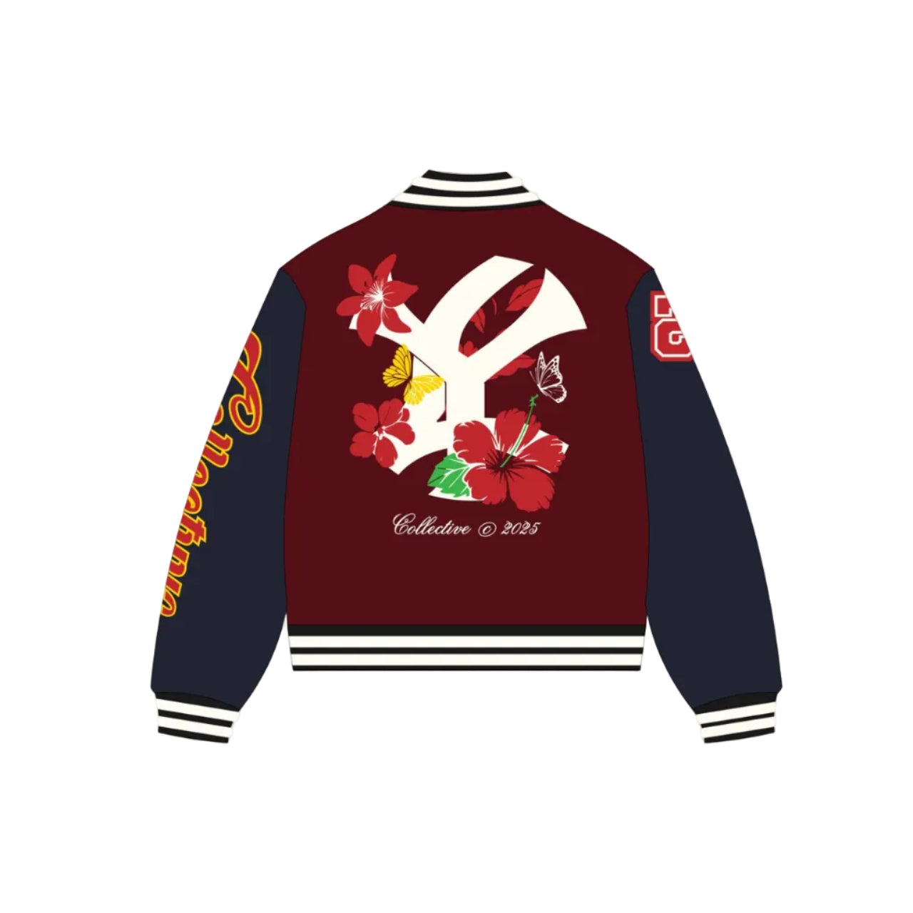 Petal Varsity Jacket Red