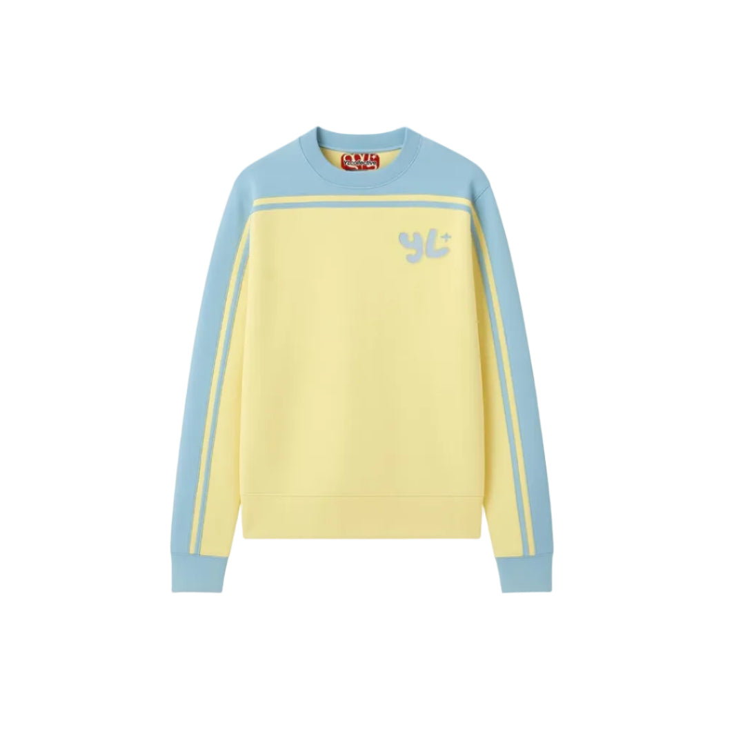 Emblem Sweatshirt Yellow/Blue
