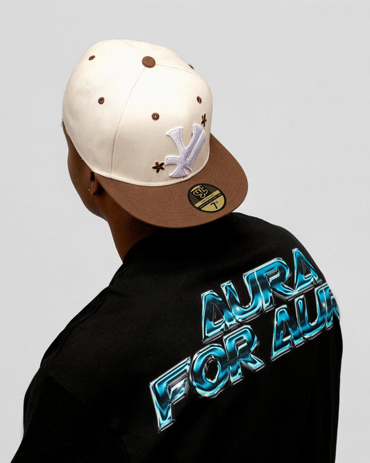 YL Brown Snapback Cap