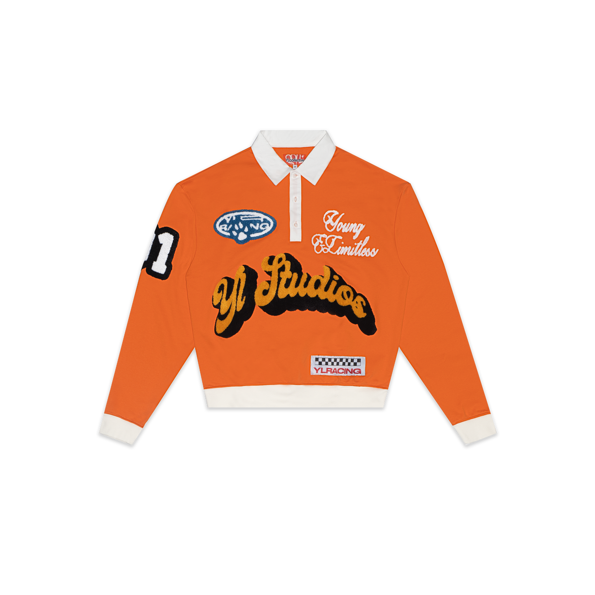YL Racer Polo — Orange