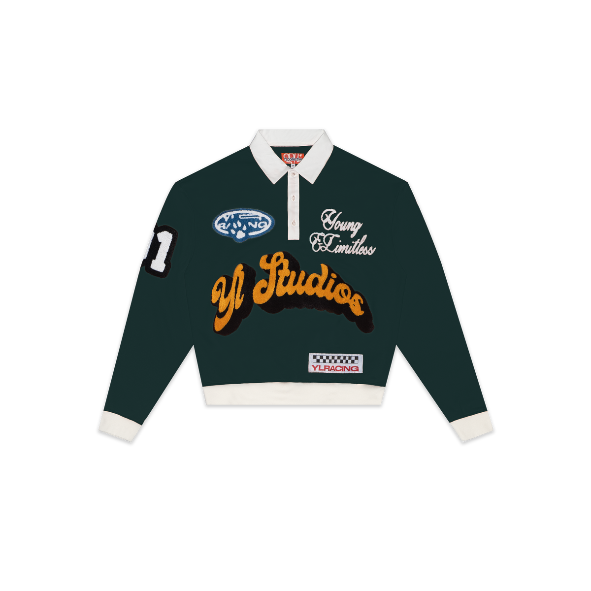 YL Racer Polo — Green